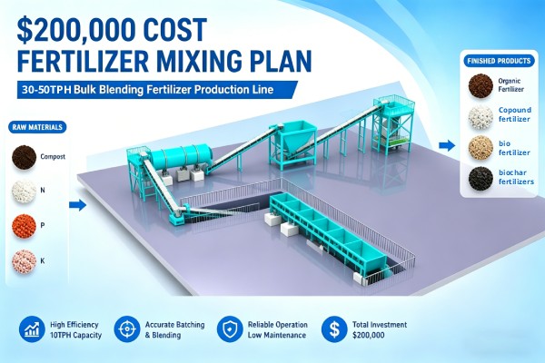 $200,000 Cost Fertilizer Mixing System
