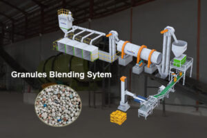 fertilizer granules blending system