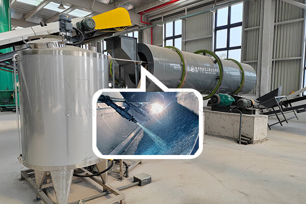 Fertilizer coating equipment